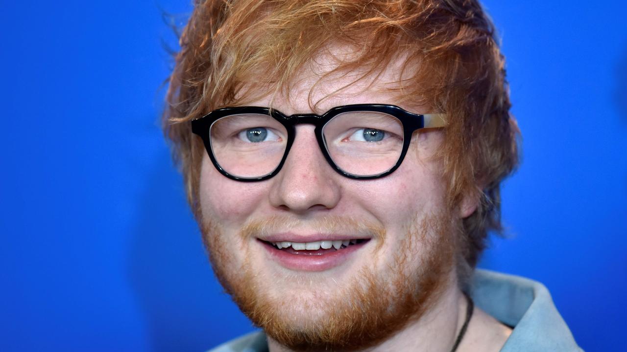 Unspeakably rich pop star Ed Sheeran. Picture: AFP