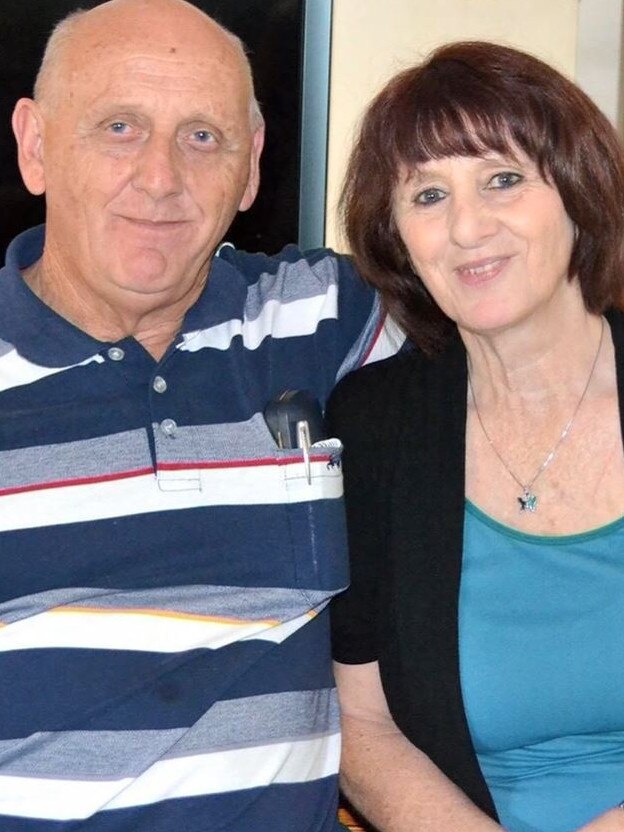 Vyleen White and her husband Victor. Vyleen died after allegedly being stabbed at a shopping centre in Redbank Plains. Picture: A Current Affair