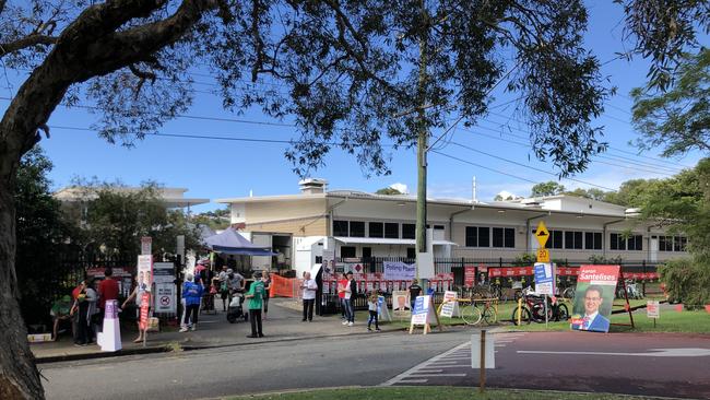 Polling booths were quiet during the morning on the southern Gold Coast. Picture: Andrew Potts.