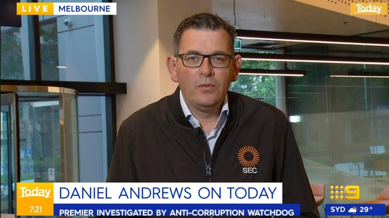 Daniel Andrews insists he has acted appropriately.