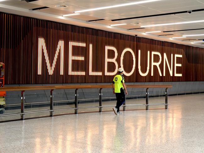 MELBOURNE, AUSTRALIA - NewsWire Photos MARCH 25, 2021: Melbourne Airport prepares for to return international flights after COVID restrictions are eased. Picture: NCA NewsWire / Andrew Henshaw