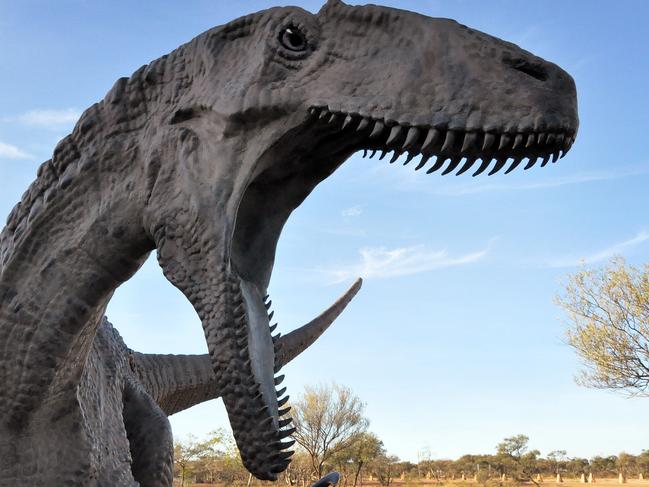 Pictures of Banjo the Dinosaur at the Australian Age of Dinosaurs Museum near Winton to go with a Q Weekend Feature. Pics and words by Jeremy Pierce