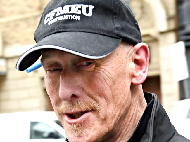 CFMEU Victorian president Ralph Edwards.