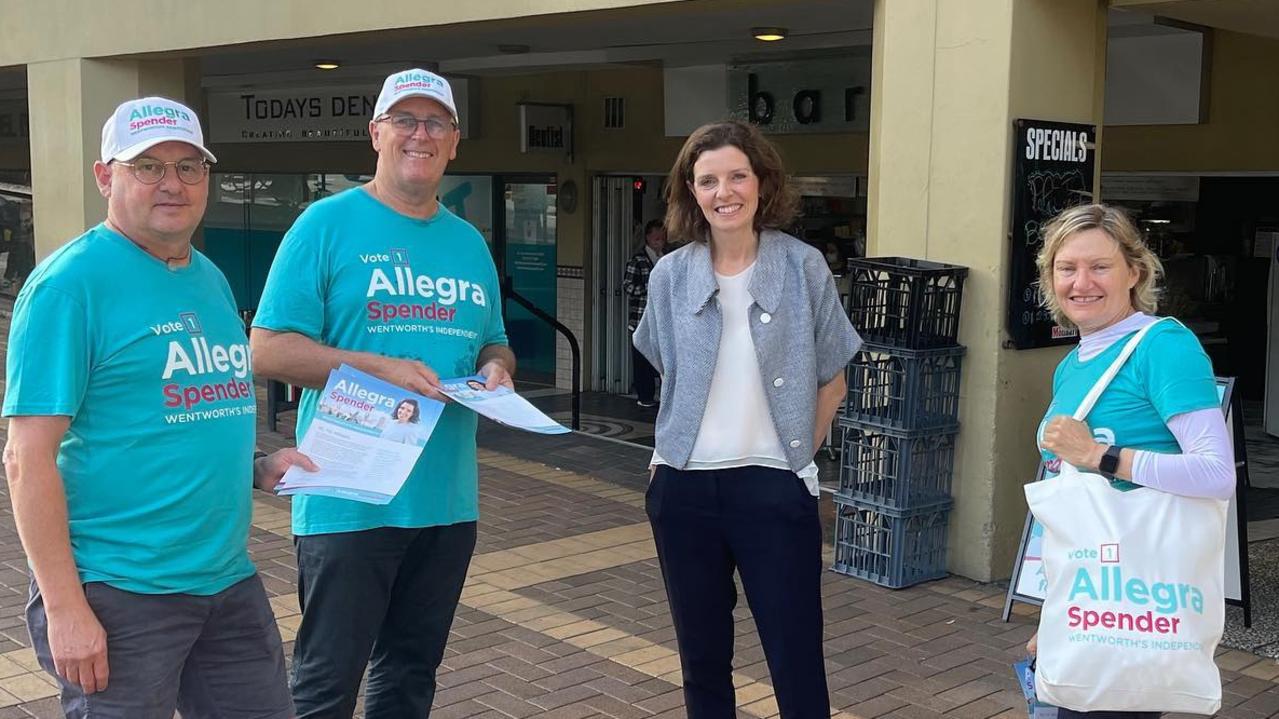 GetUp organiser Tracey Hamilton has been spotted around the eastern suburbs working for the Allegra Spender campaign. Picture: Supplied