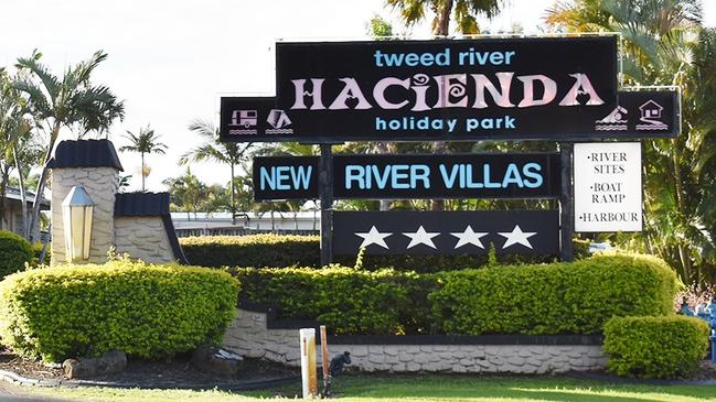 A director of The Hacienda Caravan Park on the Tweed River, and two companies, have been ordered to pay $2.35 million in compensation to people who bought villas there.