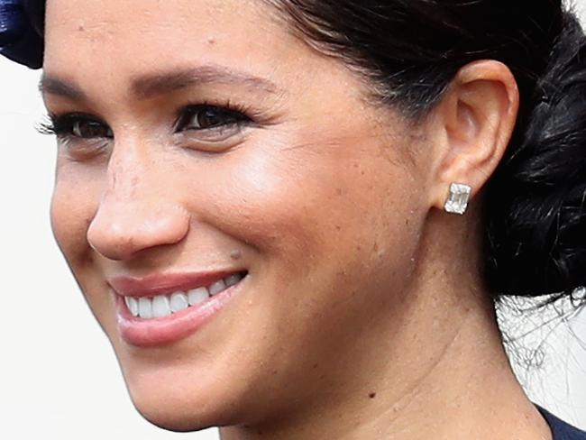 LONDON, ENGLAND - JUNE 08:  Meghan, Duchess of Sussex during Trooping The Colour, the Queen's annual birthday parade, on June 8, 2019 in London, England.  (Photo by Chris Jackson/Getty Images)