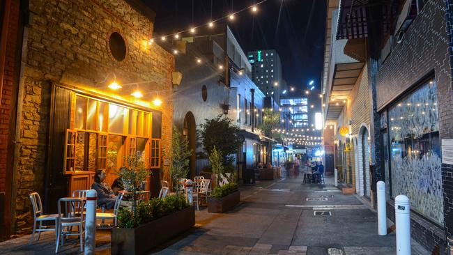 Peel Street traders suffered during the pandemic along with other CBD hospitality operators. Picture: Brenton Edwards)