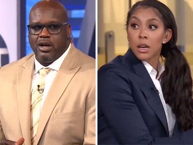 Shaq was fried extra crispy by Candace Parker.