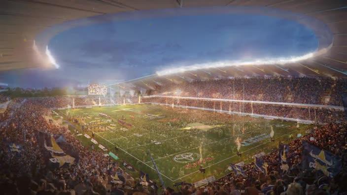 The new look North Queensland Cowboys' Stadium                    