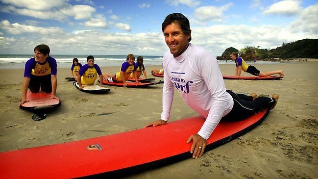 Wayne Hudson, surfing instructor with Port Macquarie Surf School.