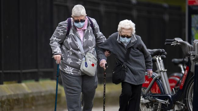 “Individuals like the elderly may still not be able to develop robust and durable immunity even if they have been infected”, says Dr Jenna Macciochi, an immunologist at Sussex University. Picture: Getty