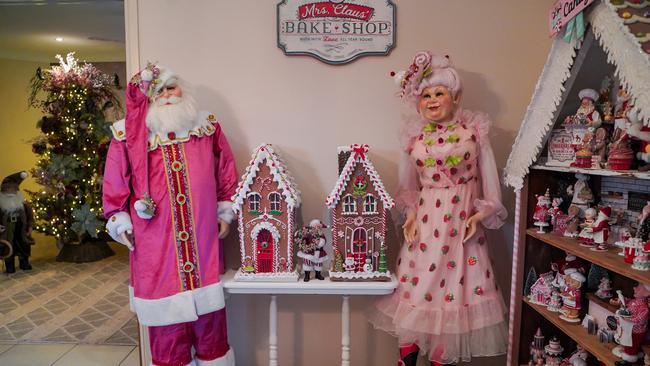 Walkerston grandmother Karen North has created a Christmas wonderland inside her home. Picture: Heidi Petith