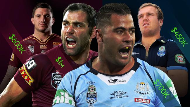 What every State of Origin star earns.