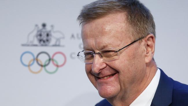 AOC President John Coates after the results of the ballot were announced. Picture: Getty