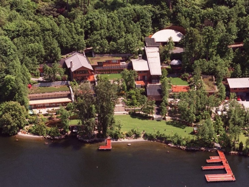 Bill Gates purchased his Seattle home in 1988 for just $2m and then poured $63m into renovating it. Picture: Realtor.com