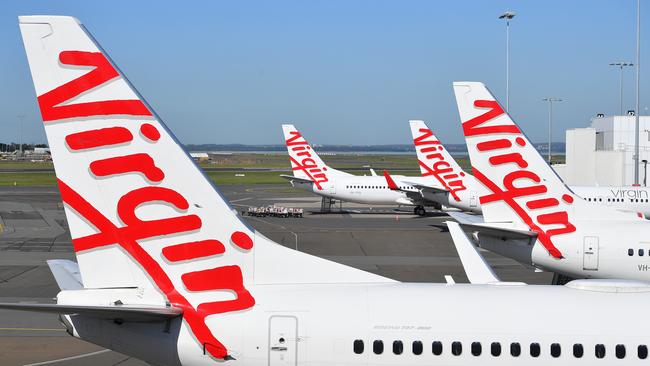 At least eight ‘non binding, indicative’ offers were lodged with Virgin’s administrators on Friday. Picture: AAP