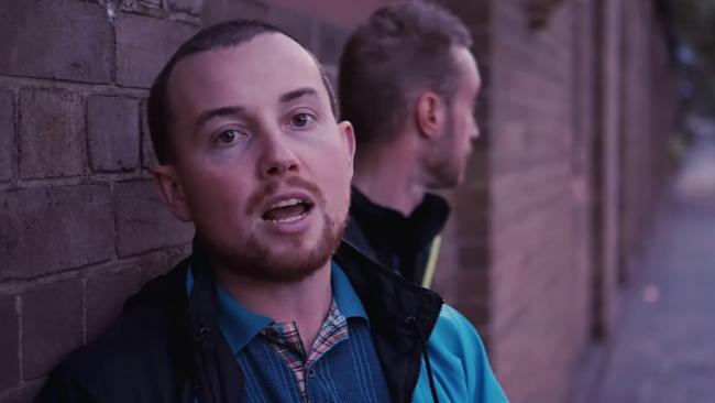 Sydney hip-hop artist Jett McKee was found with critical head wounds in the middle of a Forest Lodge street. Picture: YouTube.