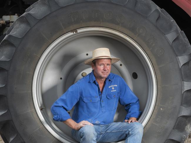 Brett  Hosking  at his Oakvale farm .Picture:Rob Leeson.