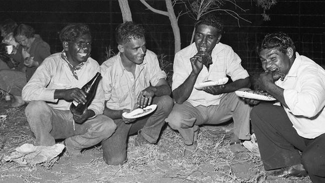 Photographs of the first Mount Isa Rodeo in September, 1959, with attendees enjoying the festivities. Picture: Mount Isa Mines Photographic Collection.