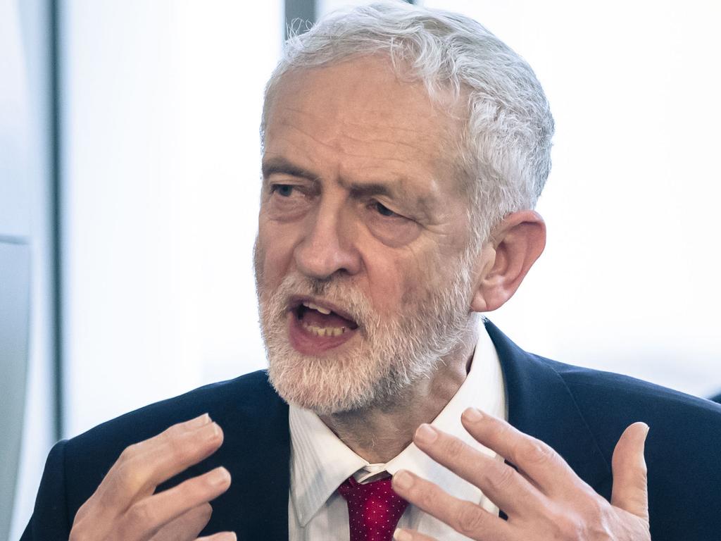 British opposition leader Jeremy Corbyn is planning to table a vote of no confidence in the Prime Minister after Tuesday’s Brexit vote. Picture: AP