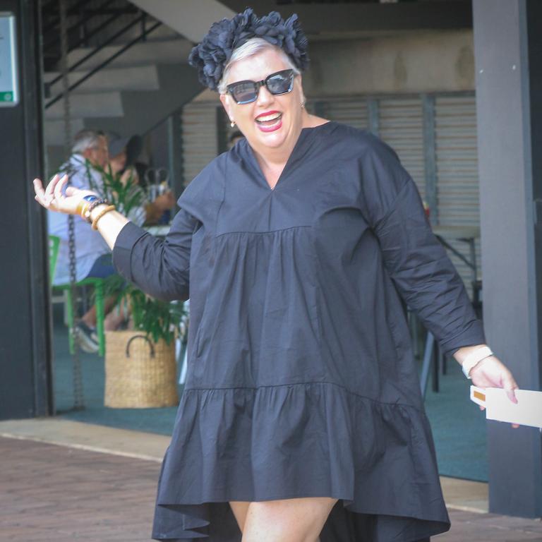 Megan Hensley at the 2021 Darwin Cup Carnival Derby Day. Picture: Glenn Campbell