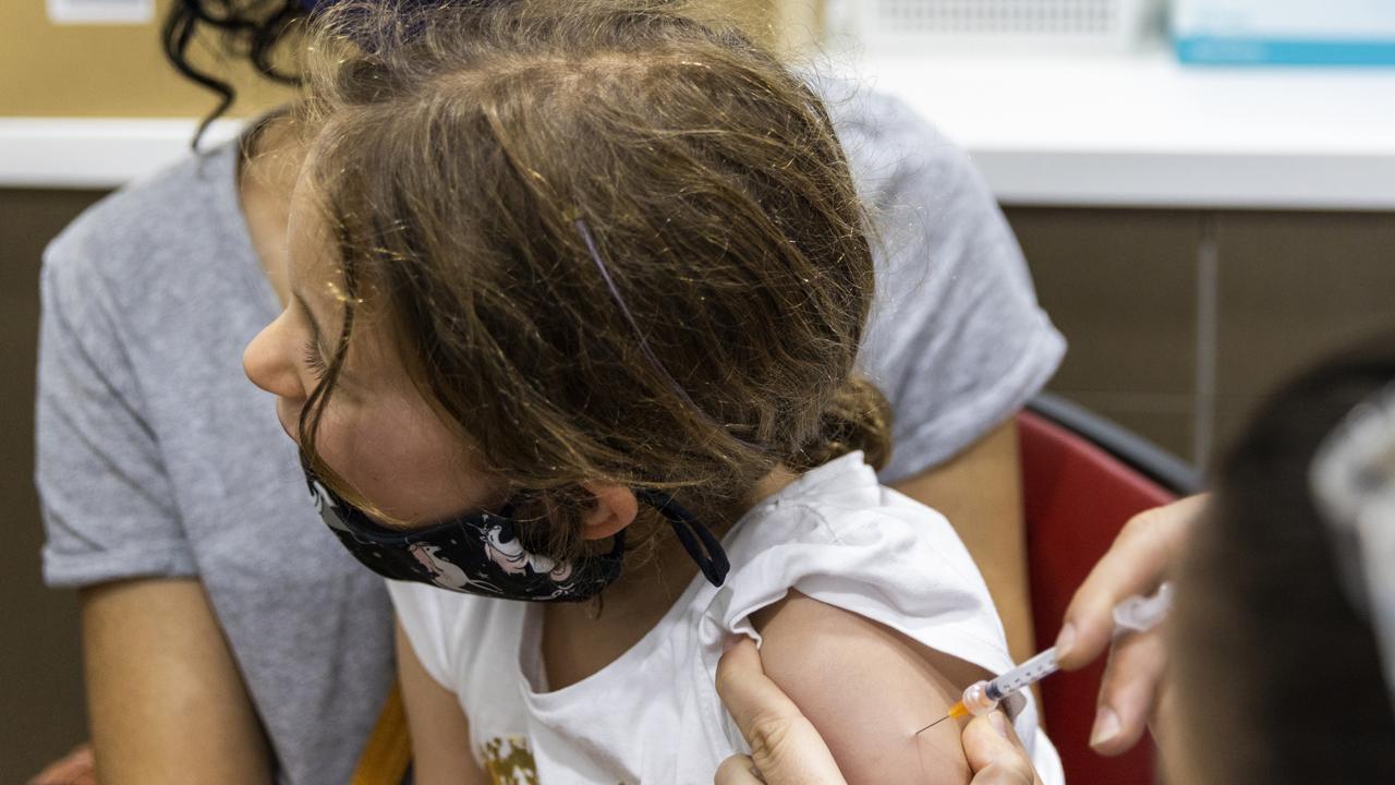 Australian parents could soon have a second option for vaccinating their children against Covid-19, with more data expected to be submitted to the TGA by Moderna this week. Picture: Jenny Evans/Getty Images