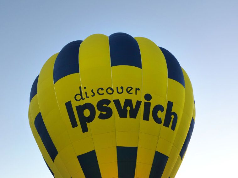 Ipswich business Floating Images Hot Air Balloon. Graeme Day. Picture: Rob Williams