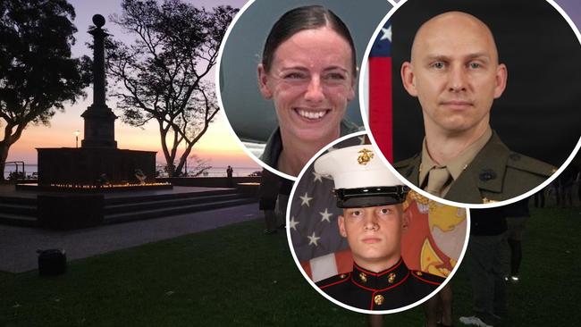 Darwin sub-branch held a sunset candlelight memorial for of the three US marines killed in the Osprey crash on Tiwi Island, Corporal Spencer Collart, 21, Captain Eleanor LeBeau, 29, and Major Tobin Lewis, 39.