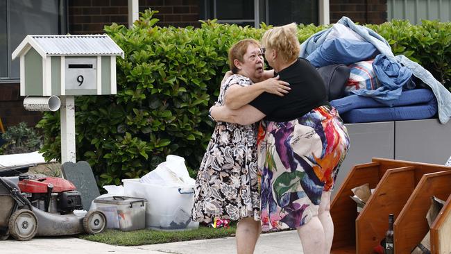 Residents of Bray Park faced a massive clean up after their suburb flooded during torrential rain. Picture: Tertius Pickard