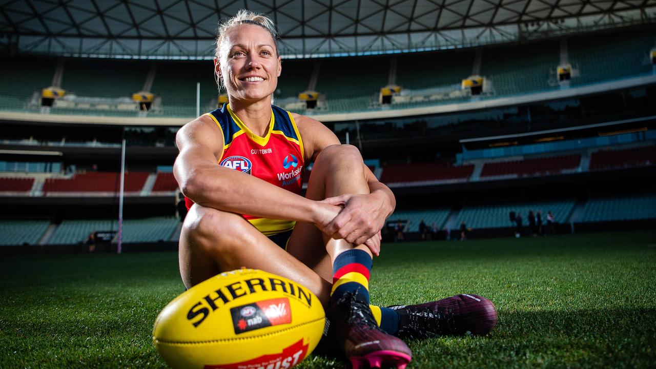 AFLW star Erin Phillips also excelled as an international basketballer. Picture: Tom Huntley