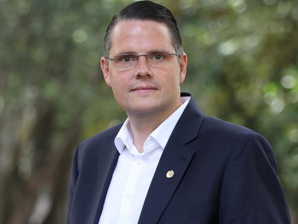 Shadow Treasurer James Newbury says families and businesses are being squeezed harder every year. Picture: David Caird