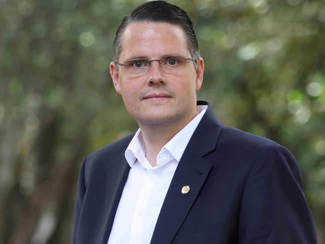 Shadow Treasurer James Newbury says families and businesses are being squeezed harder every year. Picture: David Caird