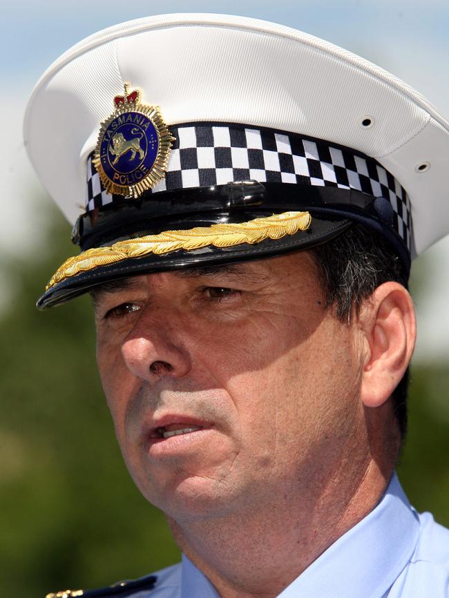 Tasmania Police Assistant Commissioner Richard Cowling. 