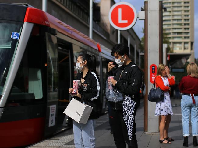 Passengers and drivers are being urged to follow social distancing protocols. Picture: AAP