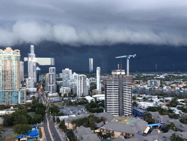View from Surfers Paradise. Picture: Marty Meadowcroft