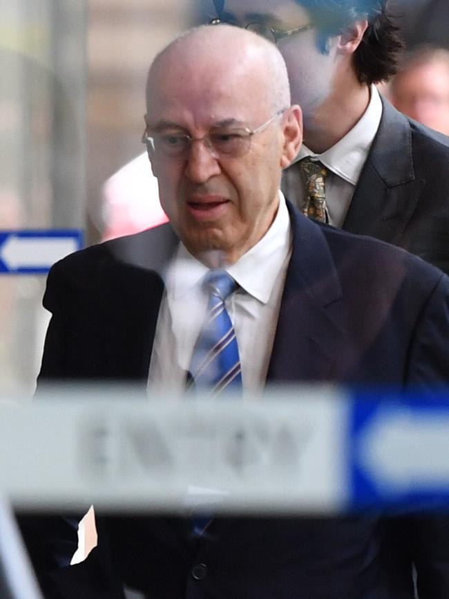 Eddie Obeid arrives at the Supreme Court in Sydney on Wednesday. Picture: Dean Lewins