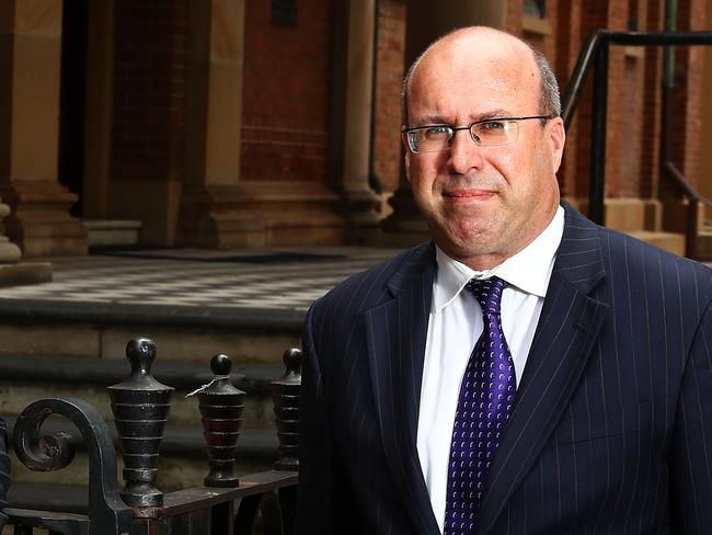 23/11/16: John McBain, Centuria Capital chief executive (left) and Tony Pitt, managing director of 360 Capital in Sydney today. Centuria is acquiring 360 Capital. John Feder/The Australian.