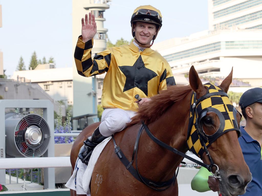 Zac Purton is chasing a third win on Flying Ace. Picture: HKJC