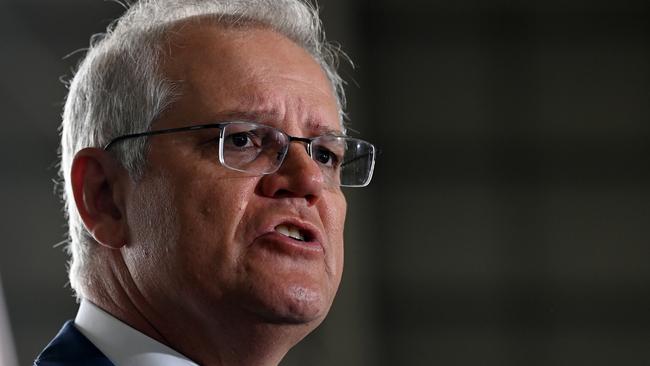 Prime Minister Scott Morrison has committed to a carbon neutral future for Australia by 2050. Picture: NCA NewsWire/Bianca De Marchi