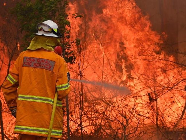 NSW has been hit with an early bushfire season, which has devastated the state. Picture: Nathan Edwards