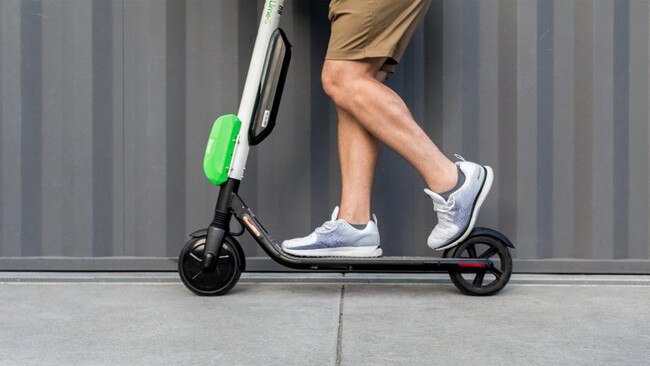 Lime Scooters are available to hire around Brisbane.