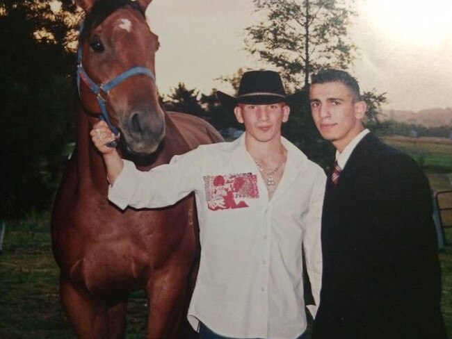 Ahmed Elomar with his late brother