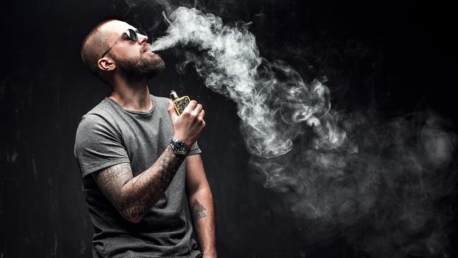 The explosion in vaping and e-cigarettes – most of which is illegal – is fuelling a drop in retail tobacco sales. Picture: iStock