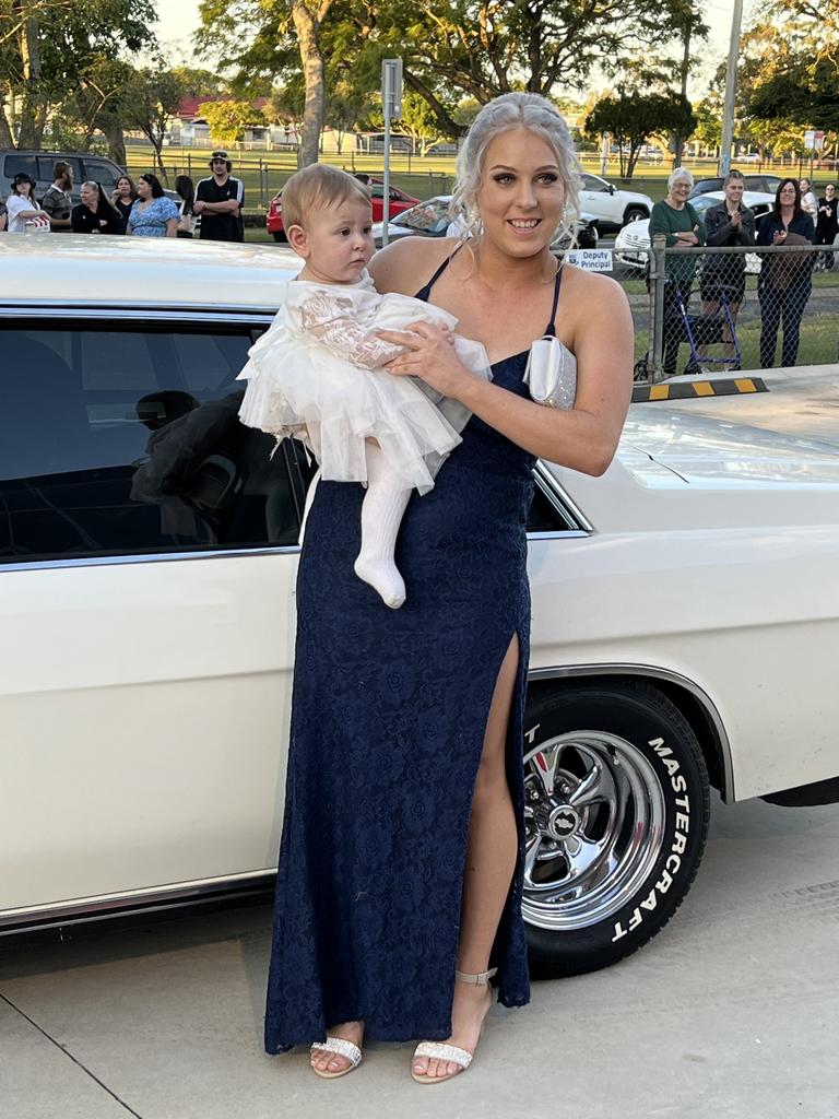 Students arrive at Maryborough State High School's formal.