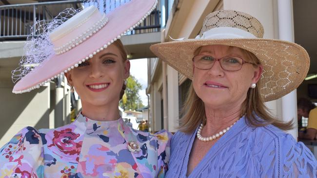 Kate and Karen Kirk at the 100 Club Cup race day 2023 in Gympie.