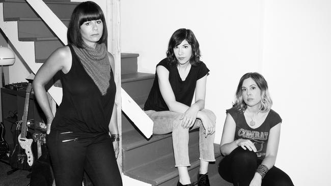 Sleater-Kinney pictured back in their early days. Picture: Supplied.