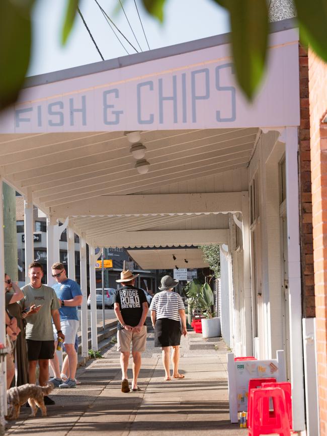 Rosie's Proper Fish & Chips in Coledale, south of Sydney.