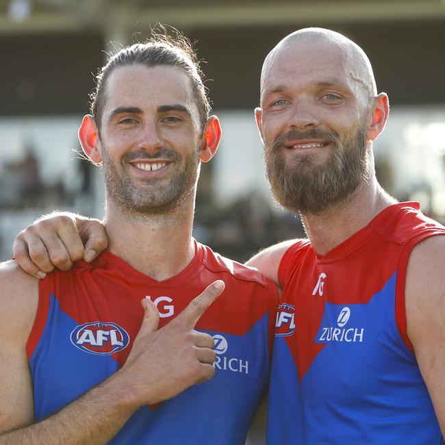 Brodie Grundy and Max Gawn are the ‘tap brothers’.