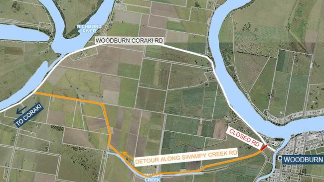 Roadworks are about to get under way on the Woodburn-Coraki Road.