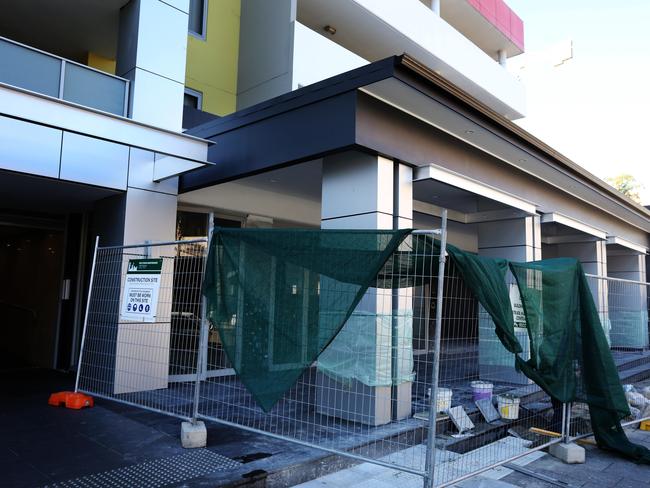 Rashay’s Restaurant on the ground floor of the Euro Terraces building is being rebuilt. Picture: Angelo Velardo